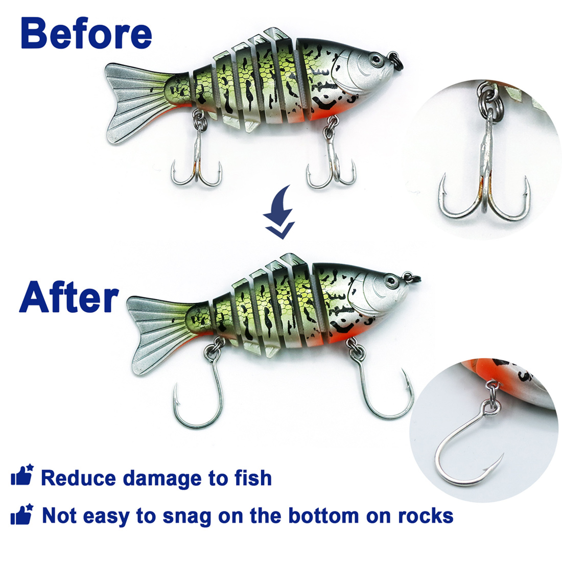 Anzuelos de pesca de 9KM, 25 u - Fishing Hook Assortment reseña y precio